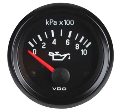 Vision Engine oil pressure gauges 10Bar
